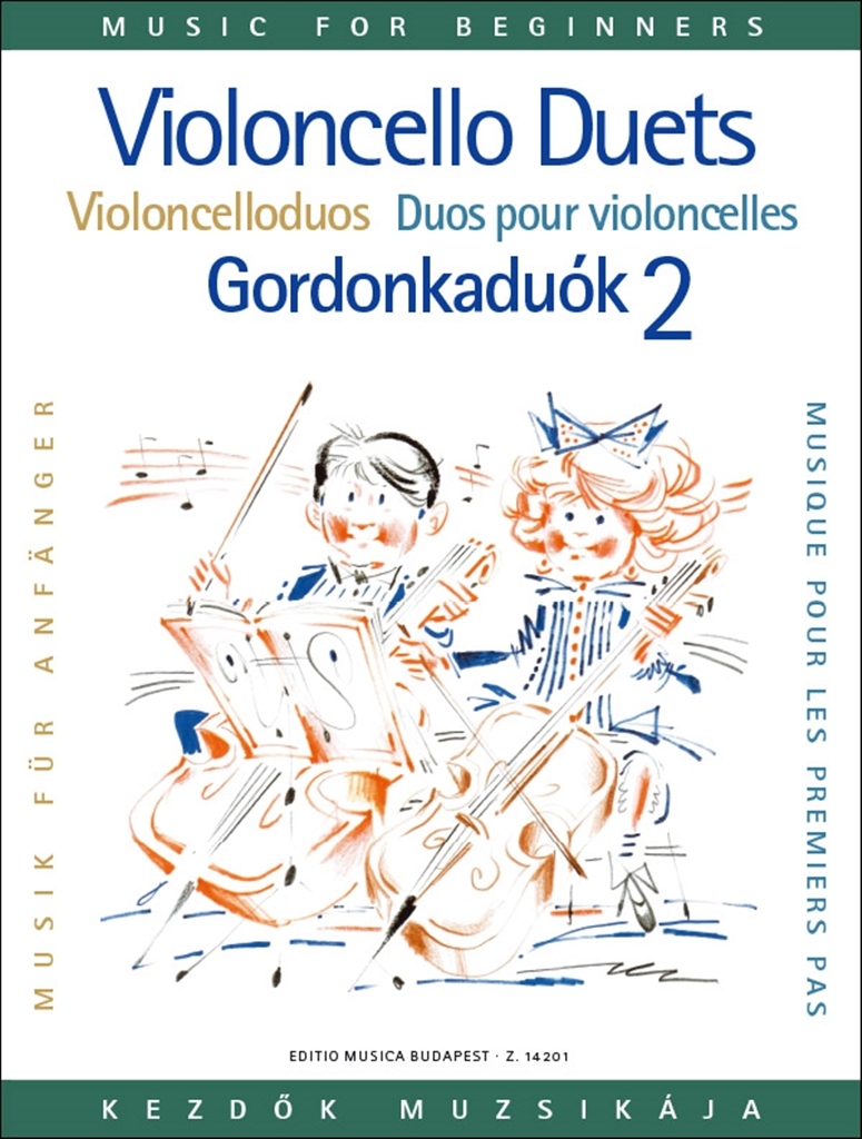 Cover: 9790080142011 | Violoncello Duos for Beginners 2 | EMB Music for Beginners | Buch