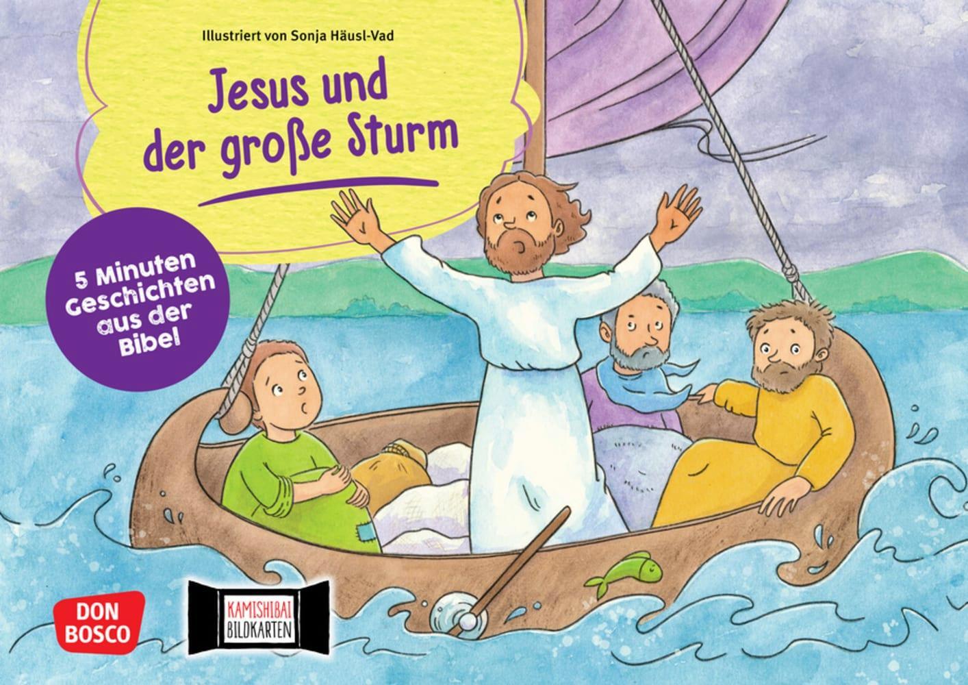 Cover: 4260179517198 | Jesus und der große Sturm. Kamishibai Bildkartenset. | Hebert (u. a.)