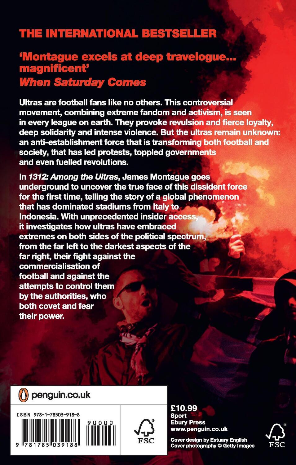 Rückseite: 9781785039188 | 1312: Among the Ultras | A journey with the world's most extreme fans