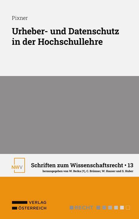 Cover: 9783708342047 | Urheber- und Datenschutz in der Hochschullehre | Thomas Pixner | Buch