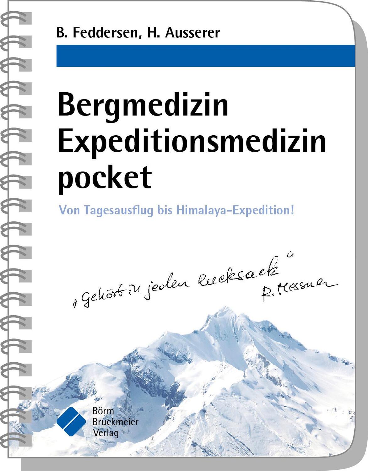 Cover: 9783898627436 | Bergmedizin Expeditionsmedizin pocket | Berend Feddersen (u. a.)