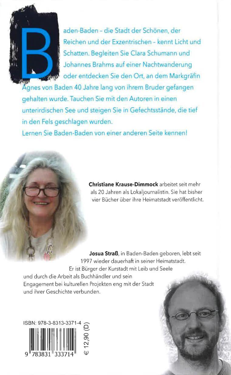 Rückseite: 9783831333714 | SCHÖN &amp; SCHAURIG - Dunkle Geschichten aus Baden-Baden | Straß (u. a.)