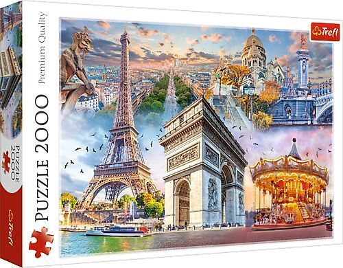 Cover: 5900511271256 | Puzzle 2000 Wochenende in Paris | Spiel | In Pappschachtel | Deutsch