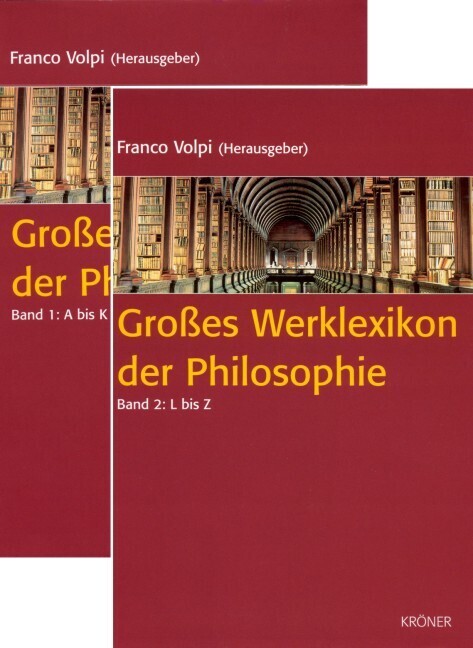 Cover: 9783520829016 | Großes Werklexikon der Philosophie, 2 Teile | Franco Volpi | Deutsch