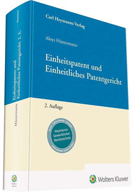 Cover: 9783452292414 | Einheitspatent und Einheitliches Patentgericht | Aloys Hüttermann | LV