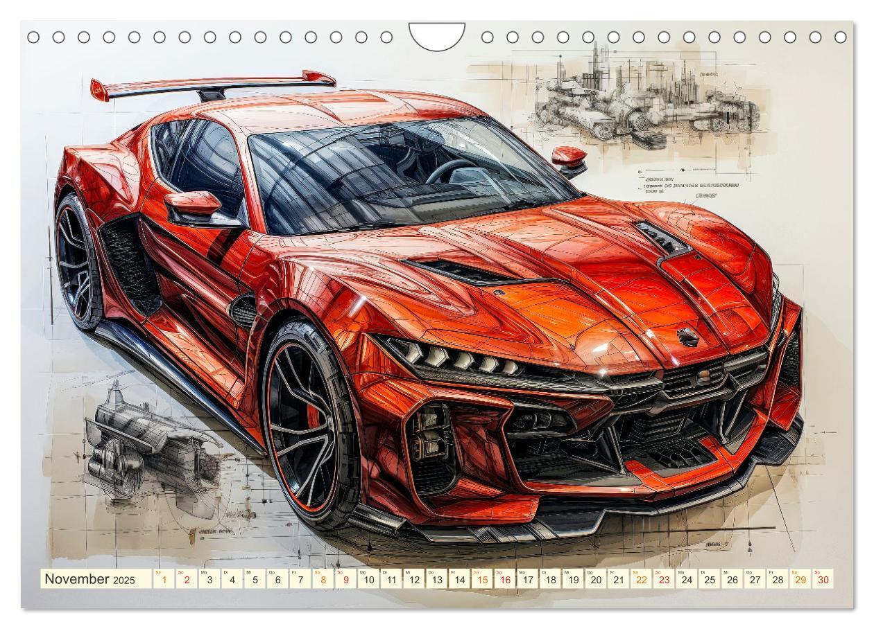 Bild: 9783383852657 | Blickpunkt Auto Design Zukunft (Wandkalender 2025 DIN A4 quer),...