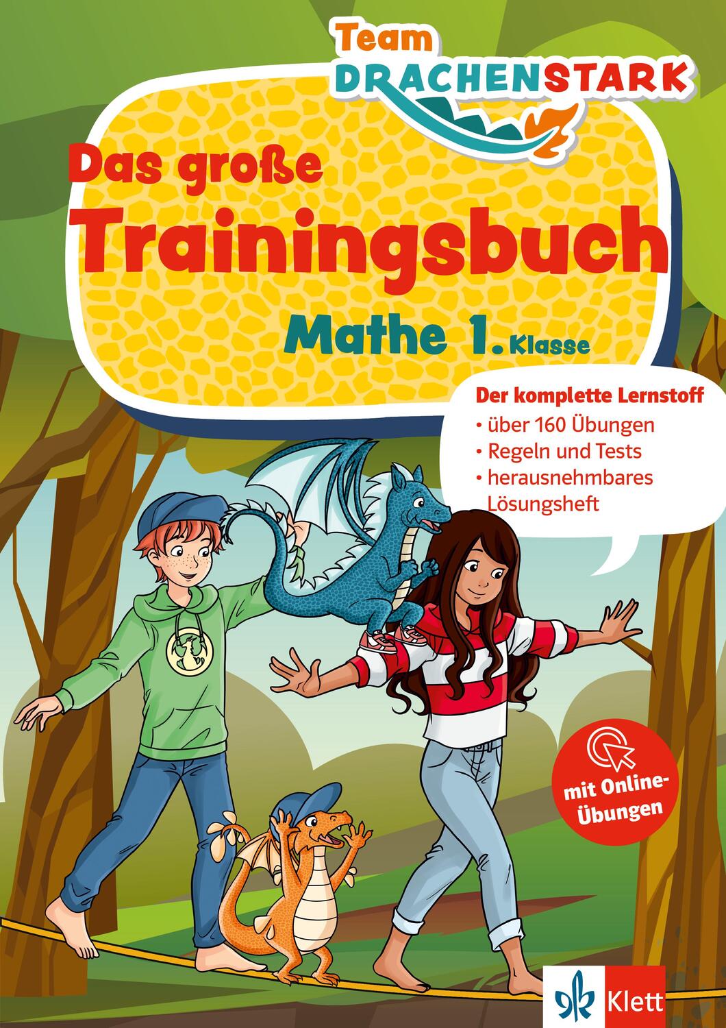 Cover: 9783129497753 | Klett Team Drachenstark: Das große Trainingsbuch Mathe 1. Klasse