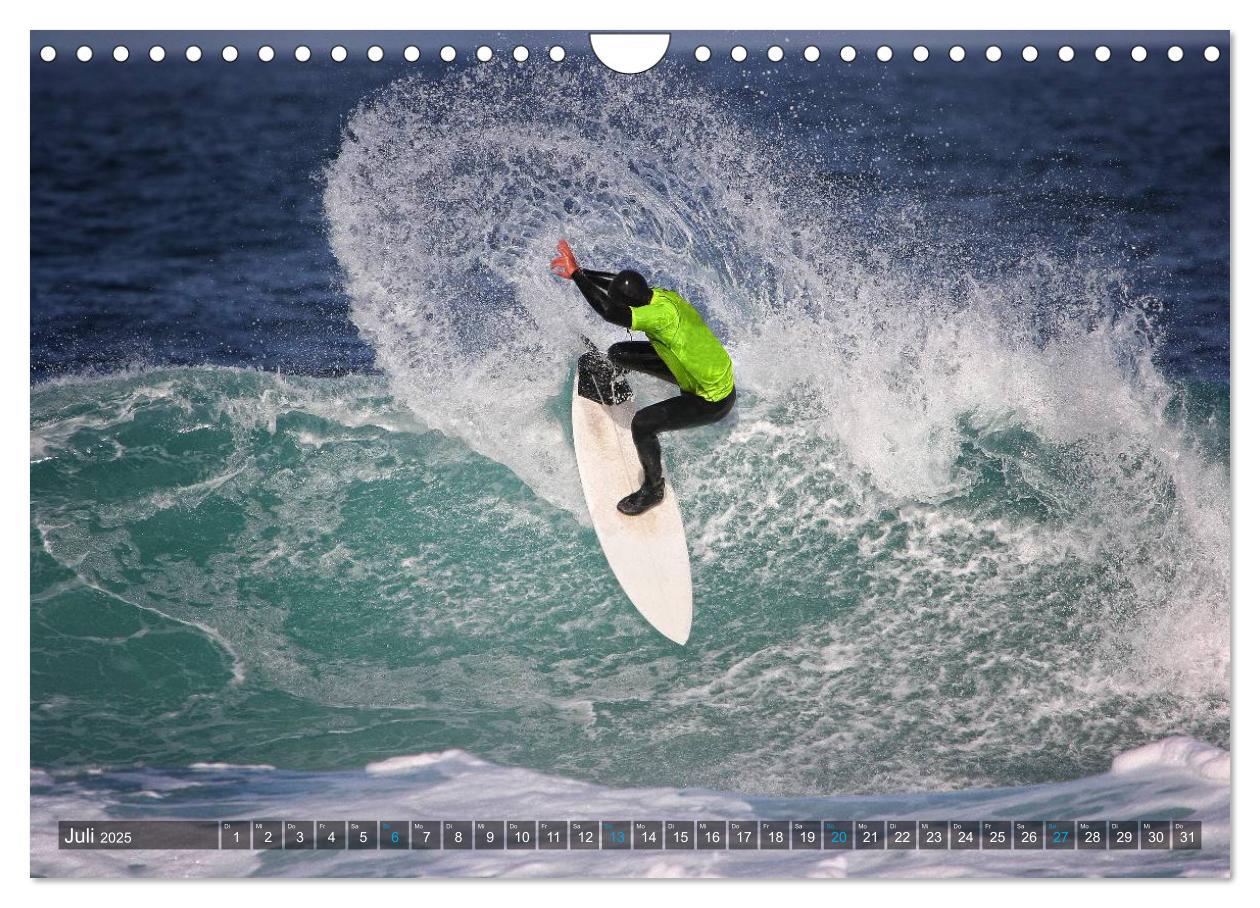 Bild: 9783435633364 | Faszination Surfen (Wandkalender 2025 DIN A4 quer), CALVENDO...