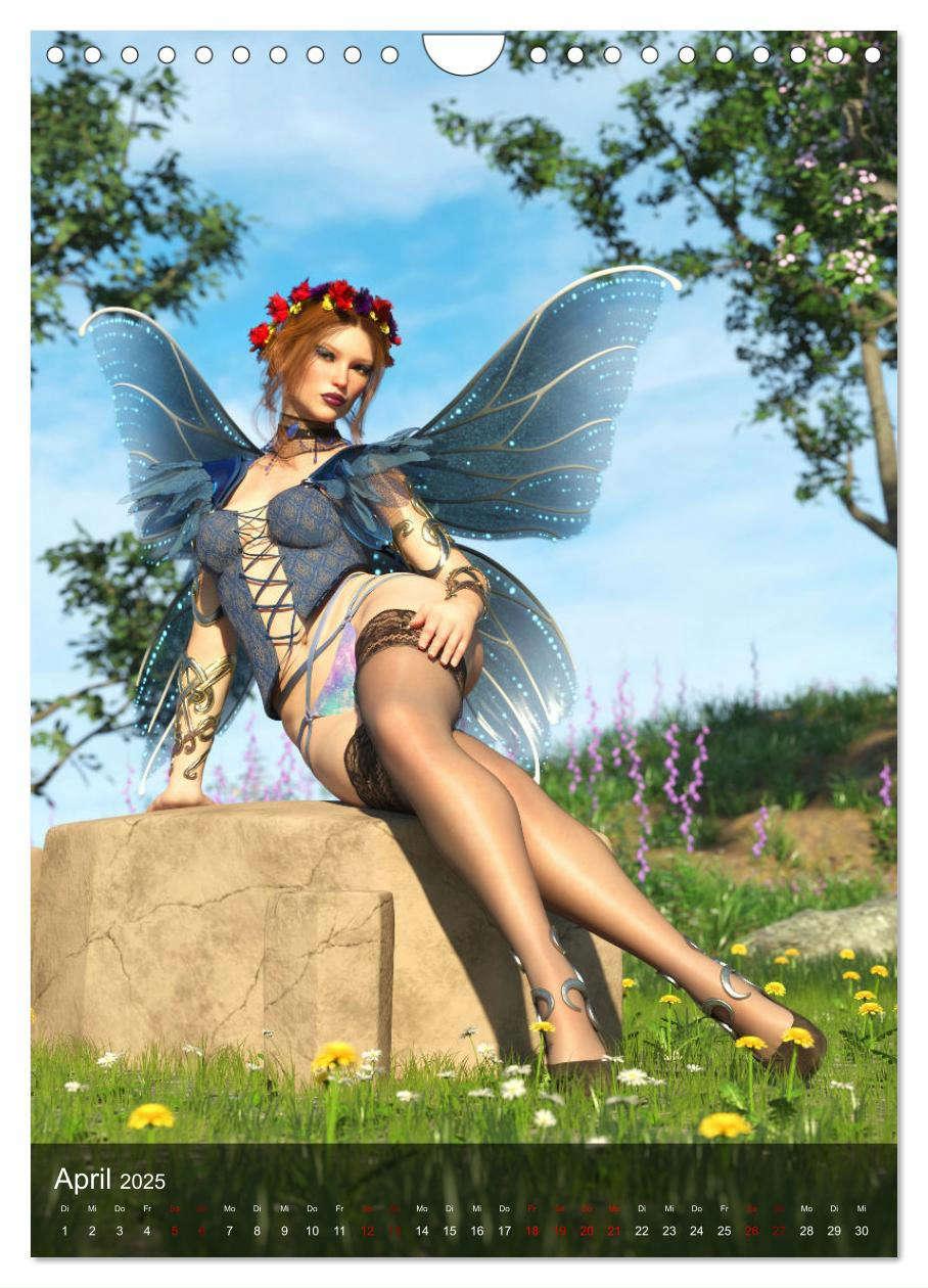 Bild: 9783435888474 | Märchenhafte Pin Ups (Wandkalender 2025 DIN A4 hoch), CALVENDO...