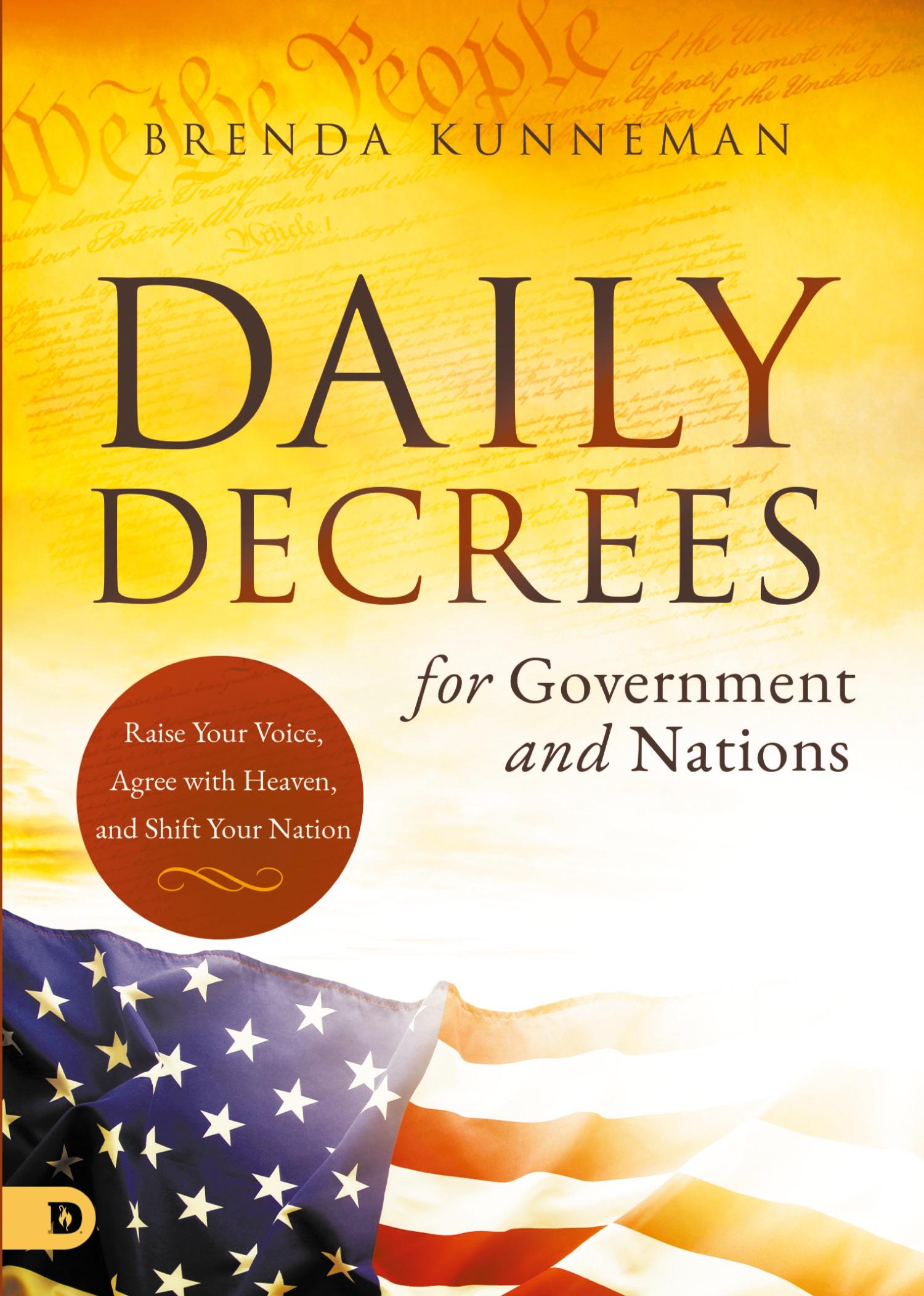 Cover: 9780768472028 | Daily Decrees for Government and Nations | Brenda Kunneman | Buch