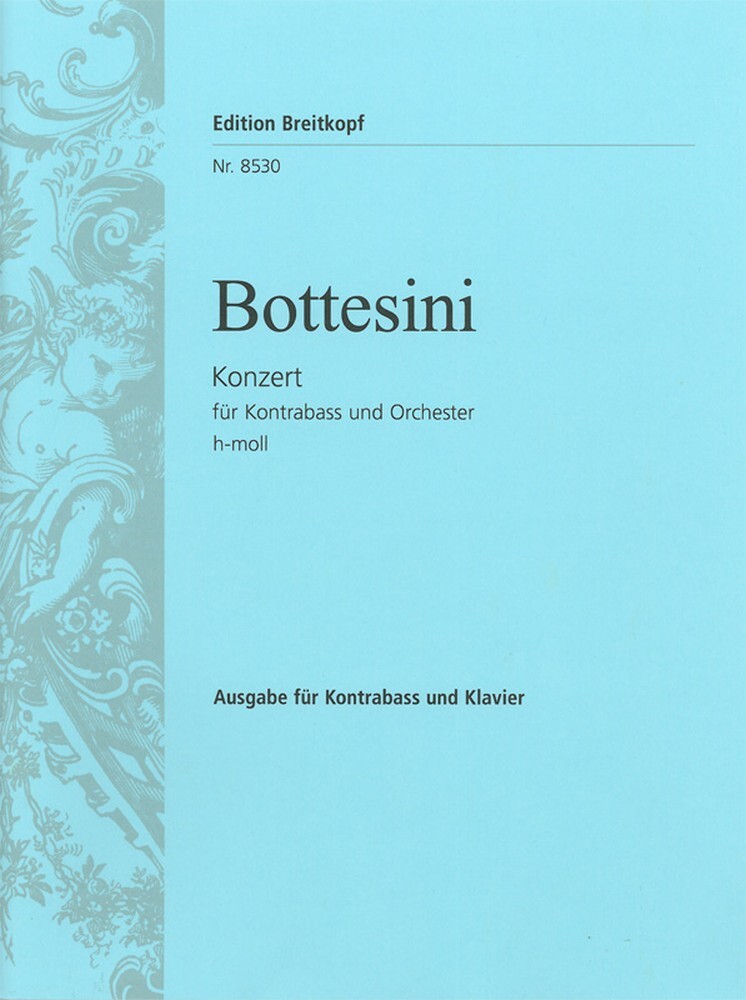 Cover: 9790004178225 | Konzert h-Moll für Kontrabaß und Orchester für Kontrabaß und Klavier