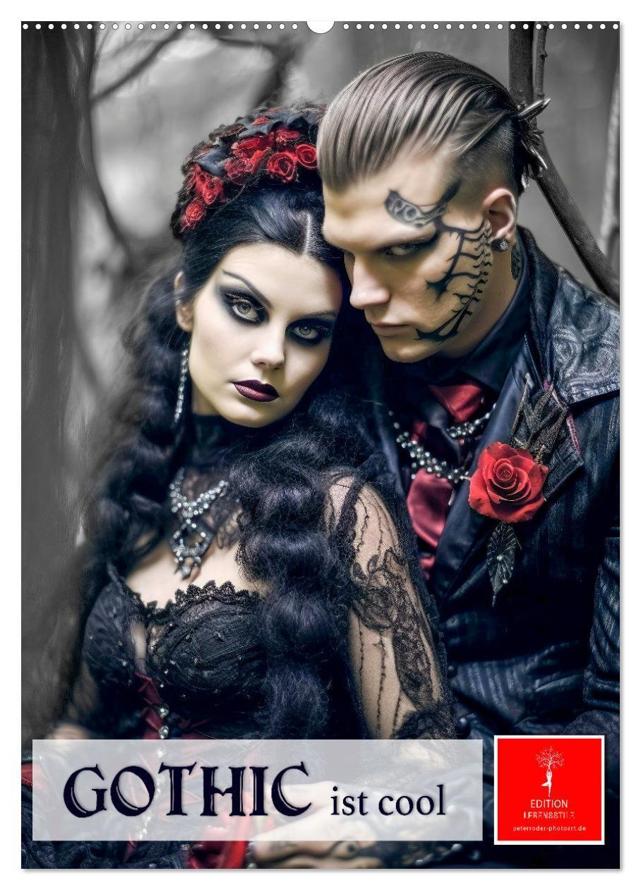 Cover: 9783435866540 | Gothic ist cool (Wandkalender 2025 DIN A2 hoch), CALVENDO...