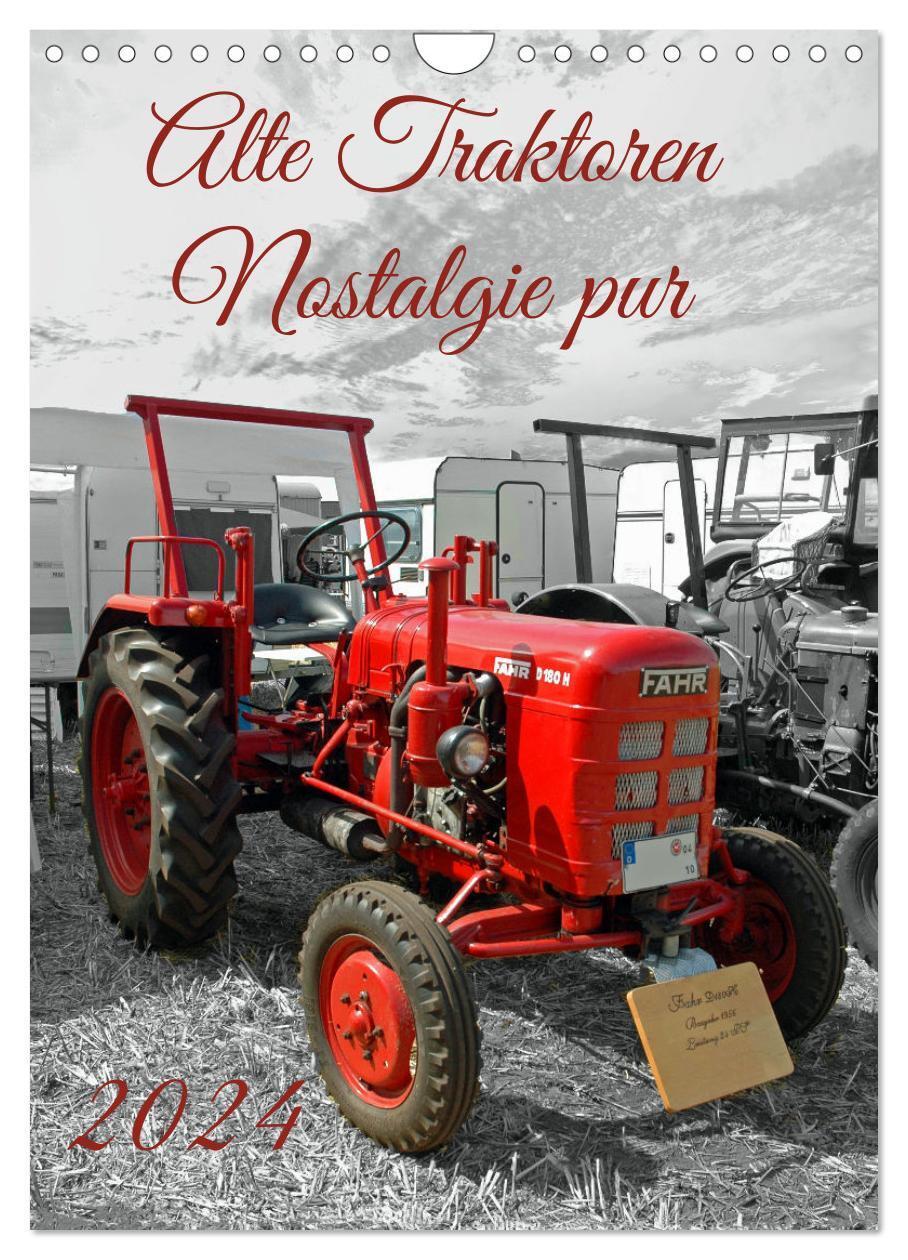 Cover: 9783675811980 | Alte Traktoren Nostalgie pur (Wandkalender 2024 DIN A4 hoch),...