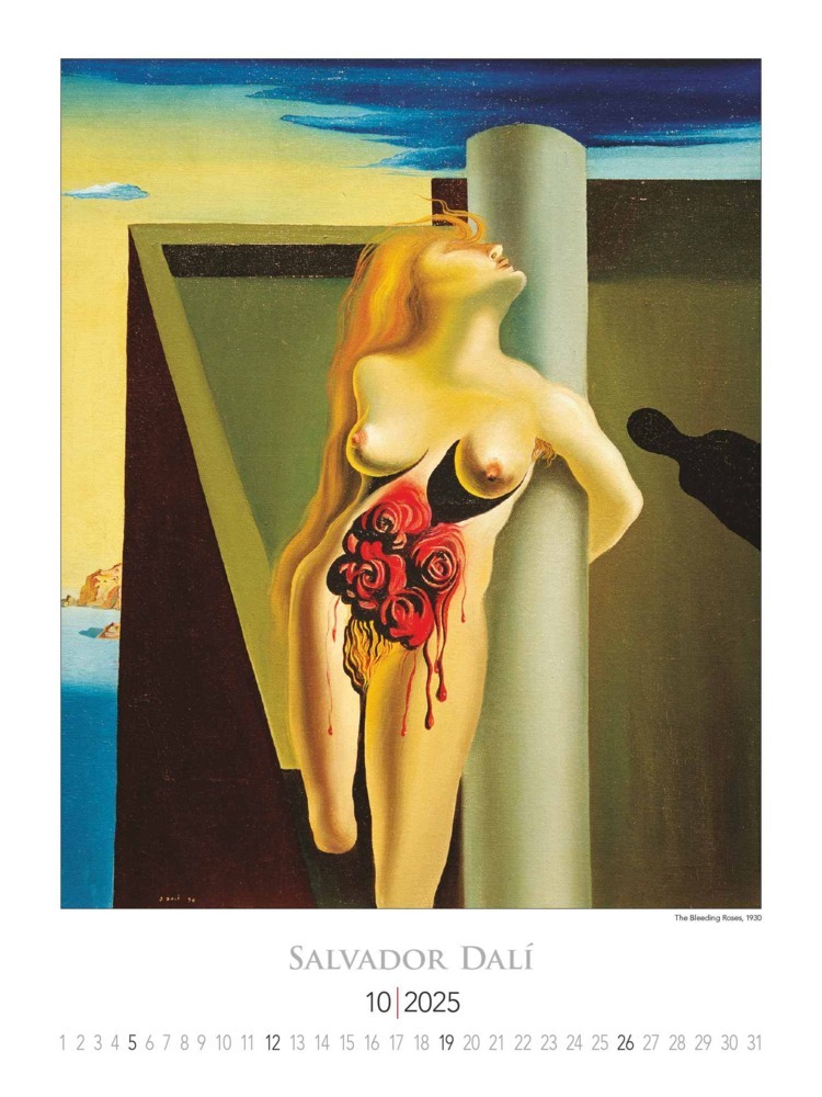 Bild: 4251732344054 | Alpha Edition - Salvador Dali 2025 Bildkalender, 42x56cm, Kalender...