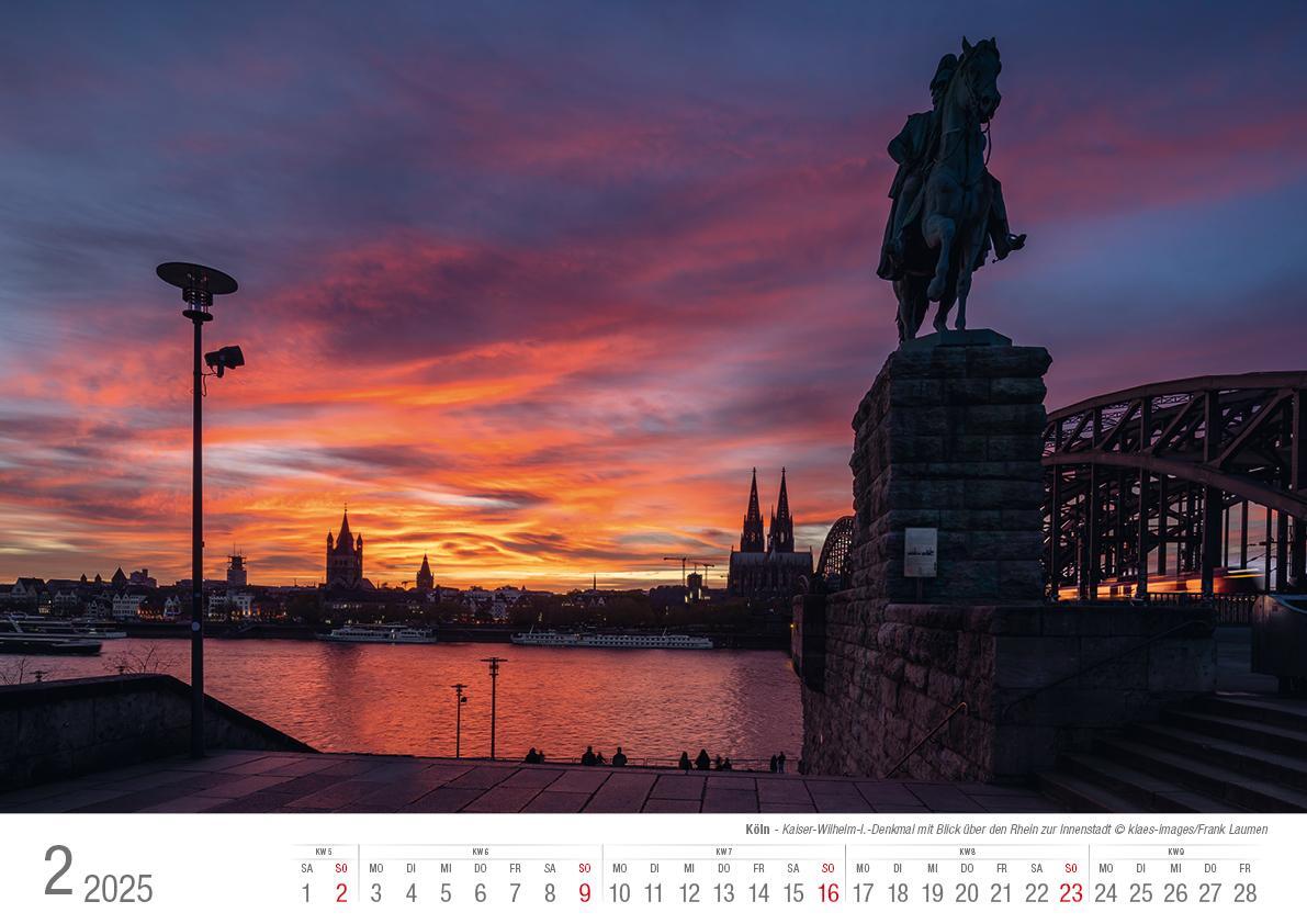 Bild: 9783965352247 | Köln 2025 Bildkalender A3 quer, spiralgebunden | Holger Klaes | 2025