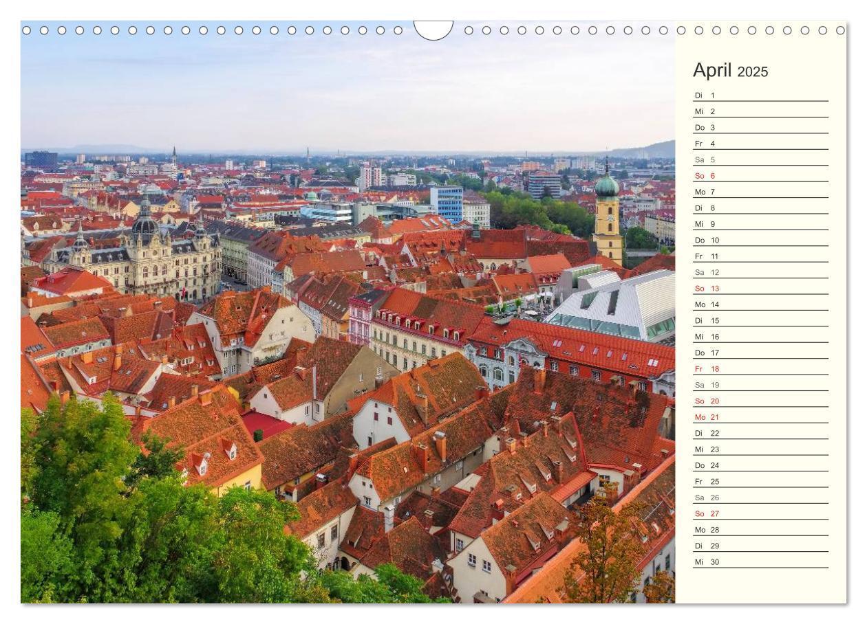 Bild: 9783435524471 | Graz - Metropole der Steiermark (Wandkalender 2025 DIN A3 quer),...