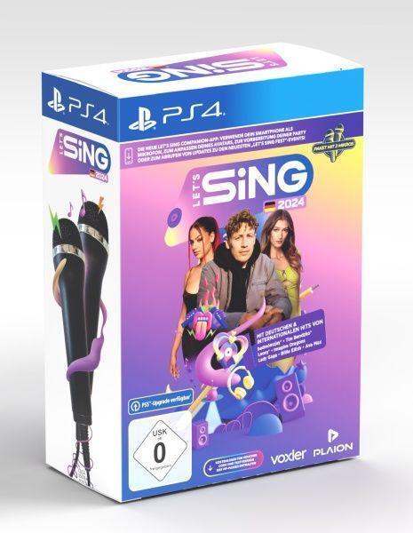 Cover: 4020628611897 | Let's Sing 2024 German Version [+ 2 Mics] (PlayStation PS4) | DVD-ROM