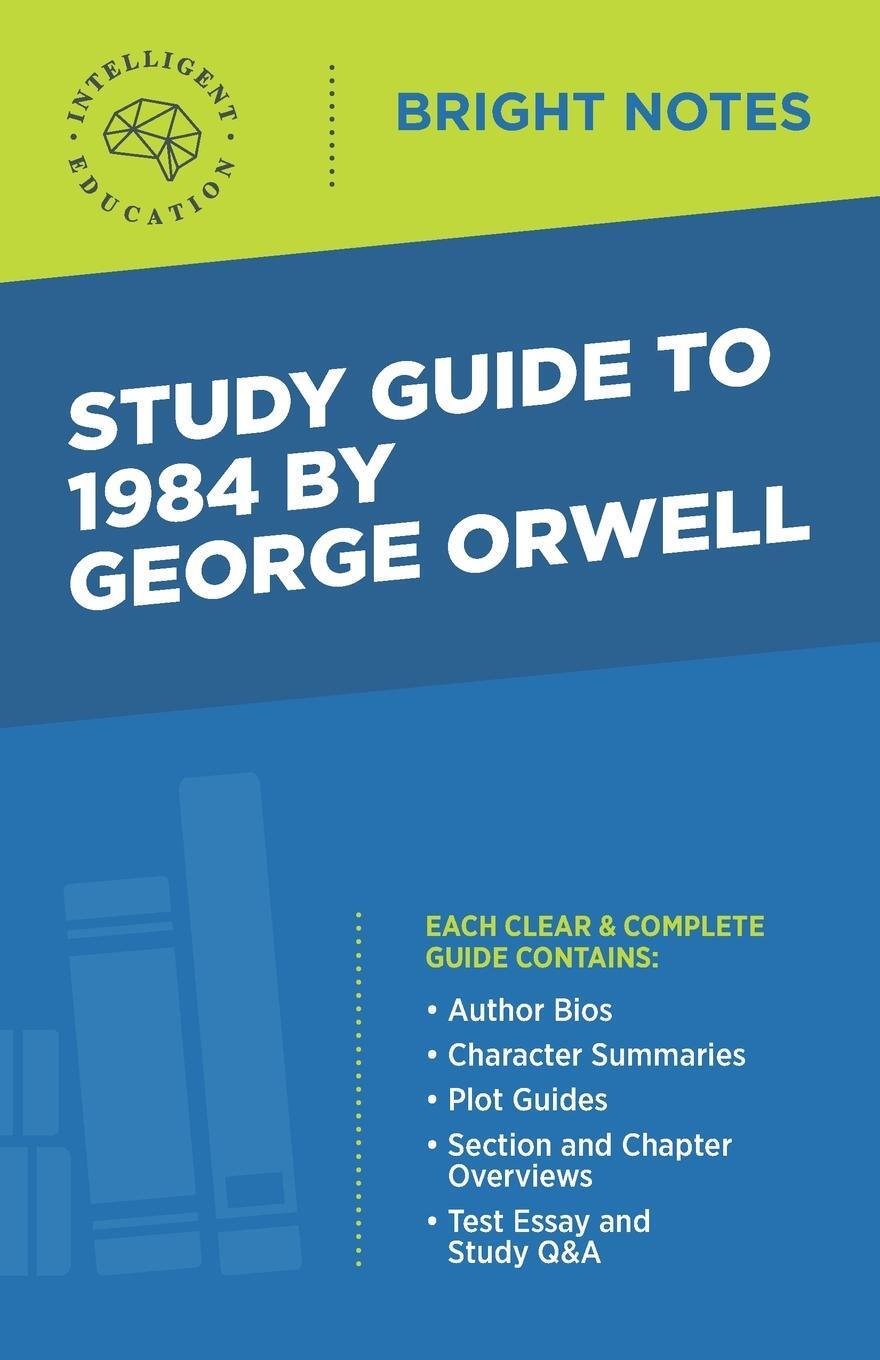 Cover: 9781645421689 | Study Guide to 1984 by George Orwell | Taschenbuch | Bright Notes