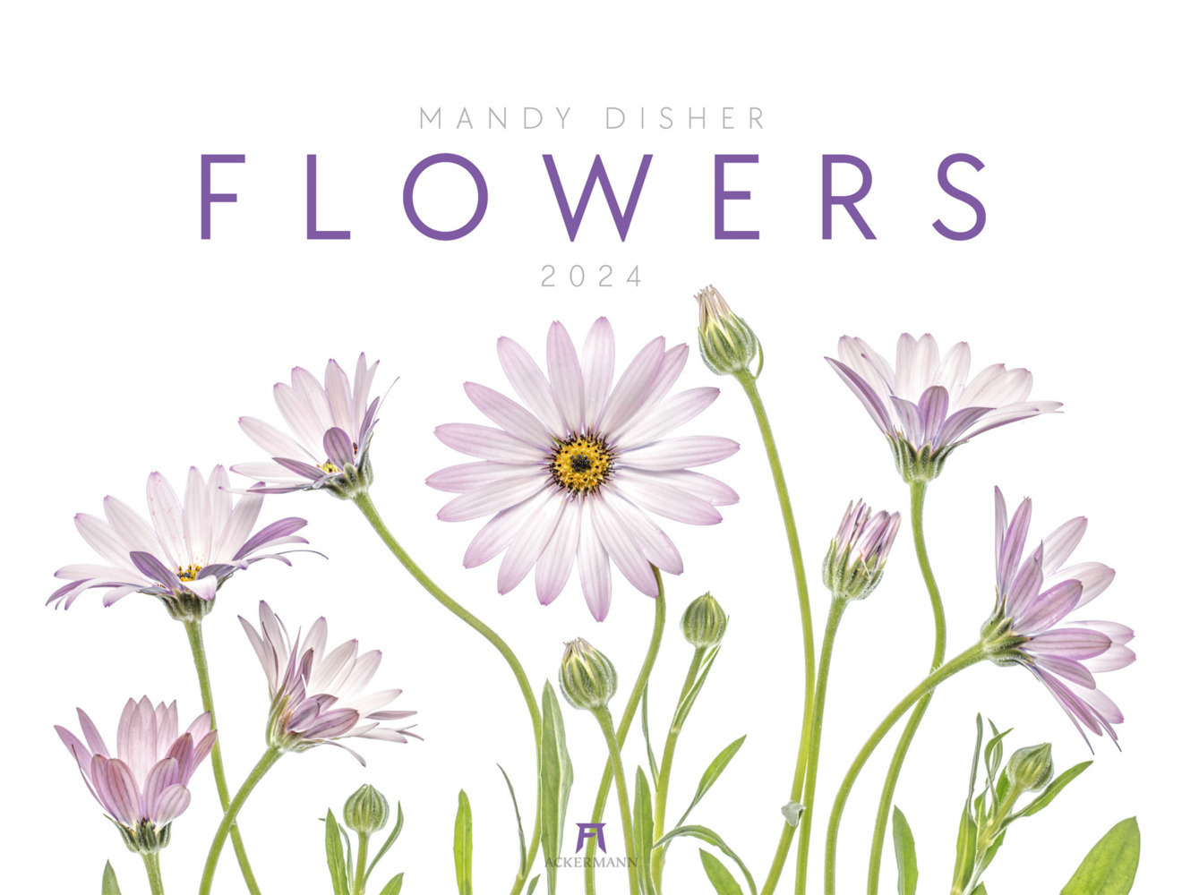 Cover: 9783838424309 | Flowers - Mandy Disher - Kalender 2024 | Mandy Disher (u. a.) | 14 S.