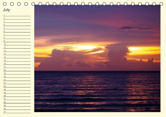 Bild: 9783660470468 | Colours by the sea / Birthday Calendar / UK-Version (Table Calendar...