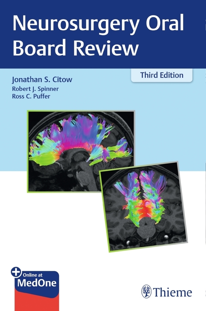 Cover: 9781684201266 | Neurosurgery Oral Board Review | Plus Online at MedOne | Citow (u. a.)