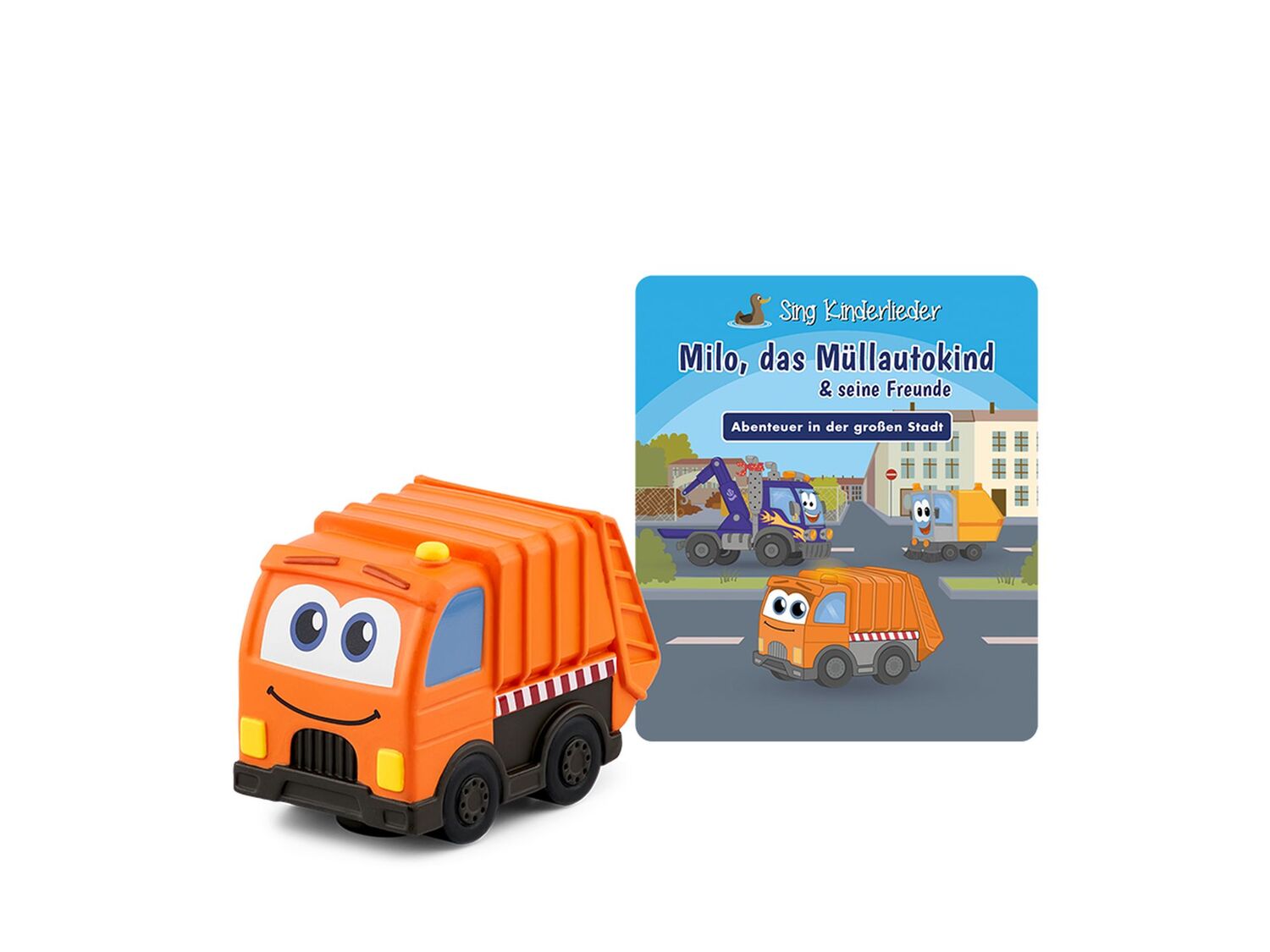 Cover: 4251192144430 | Tonies - Milo, das Müllauto-Kind &amp; s.Freunde: ..großen Stadt | deutsch