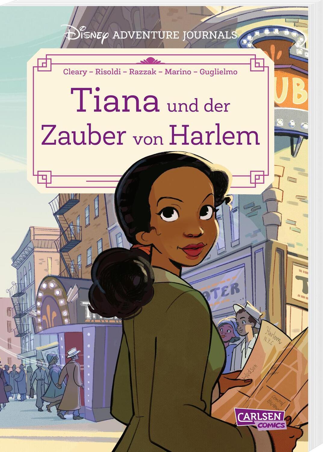 Cover: 9783551020451 | Disney Adventure Journals: Tiana und der Zauber von Harlem | Buch
