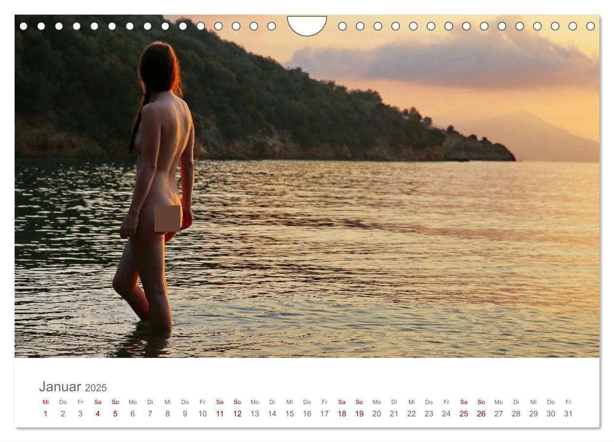 Bild: 9783435438273 | Akt und Meer (Wandkalender 2025 DIN A4 quer), CALVENDO Monatskalender