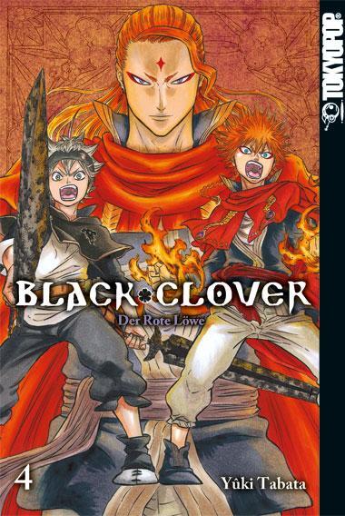 Cover: 9783842029064 | Black Clover 04 | Der Rote Löwe | Yuki Tabata | Taschenbuch | Deutsch