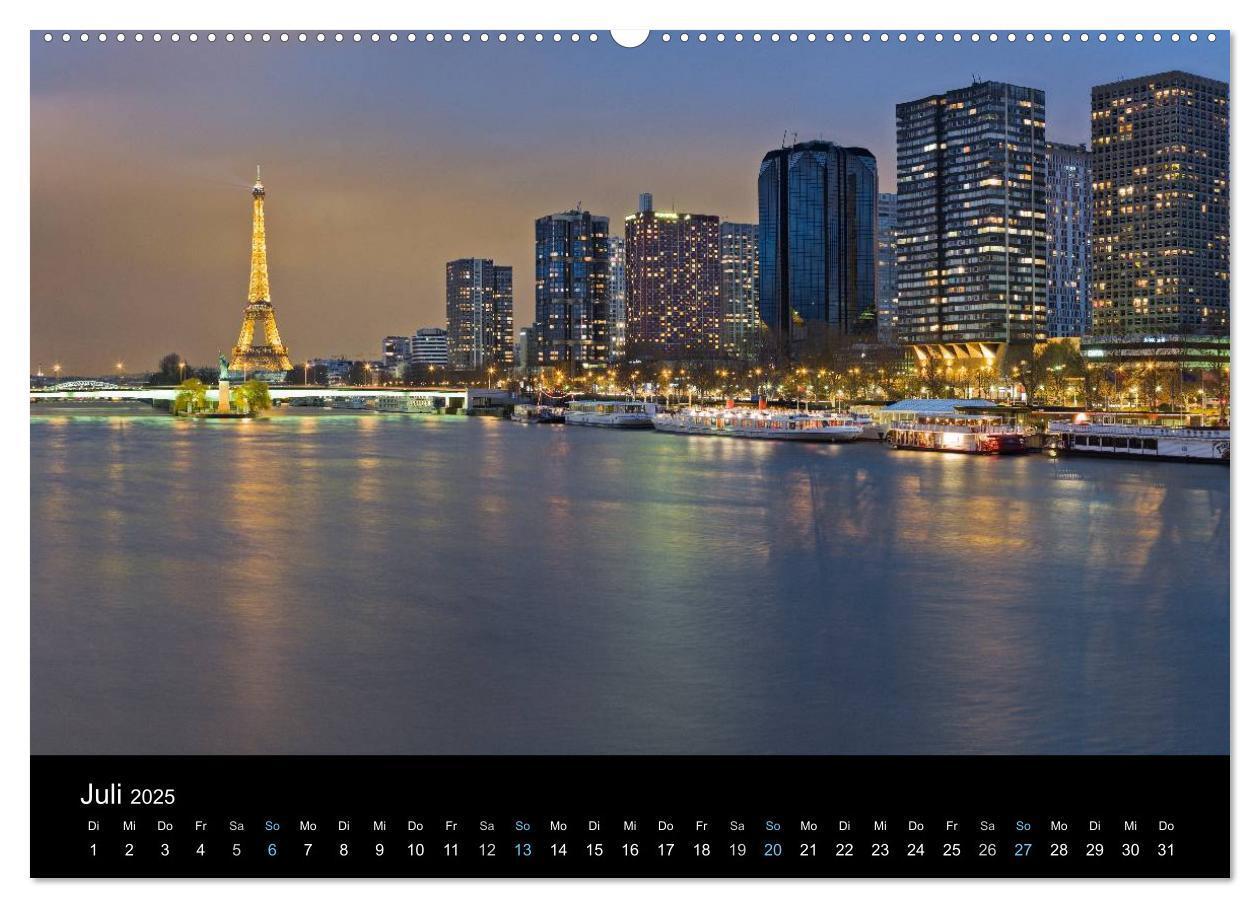 Bild: 9783435565306 | Paris bei Nacht 2025 (Wandkalender 2025 DIN A2 quer), CALVENDO...