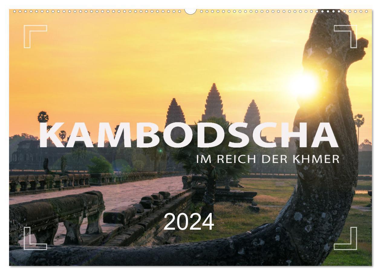 Cover: 9783675667860 | KAMBODSCHA - Im Reich der Khmer (Wandkalender 2024 DIN A2 quer),...