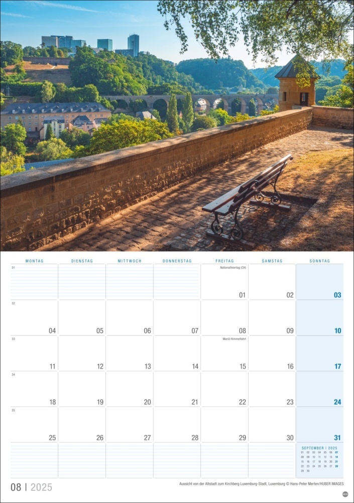 Bild: 9783756408221 | Luxemburg Planer 2025 | Kalender | 13 S. | Deutsch | 2025 | Heye