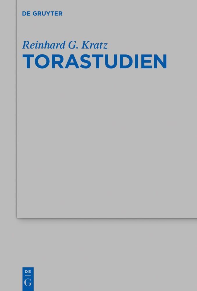 Cover: 9783111366319 | Torastudien | Reinhard G. Kratz | Buch | X | Deutsch | 2024