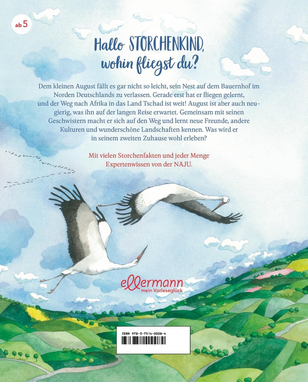 Rückseite: 9783751400084 | Wohin fliegst du, kleiner Storch? | Maren von Klitzing | Buch | 128 S.