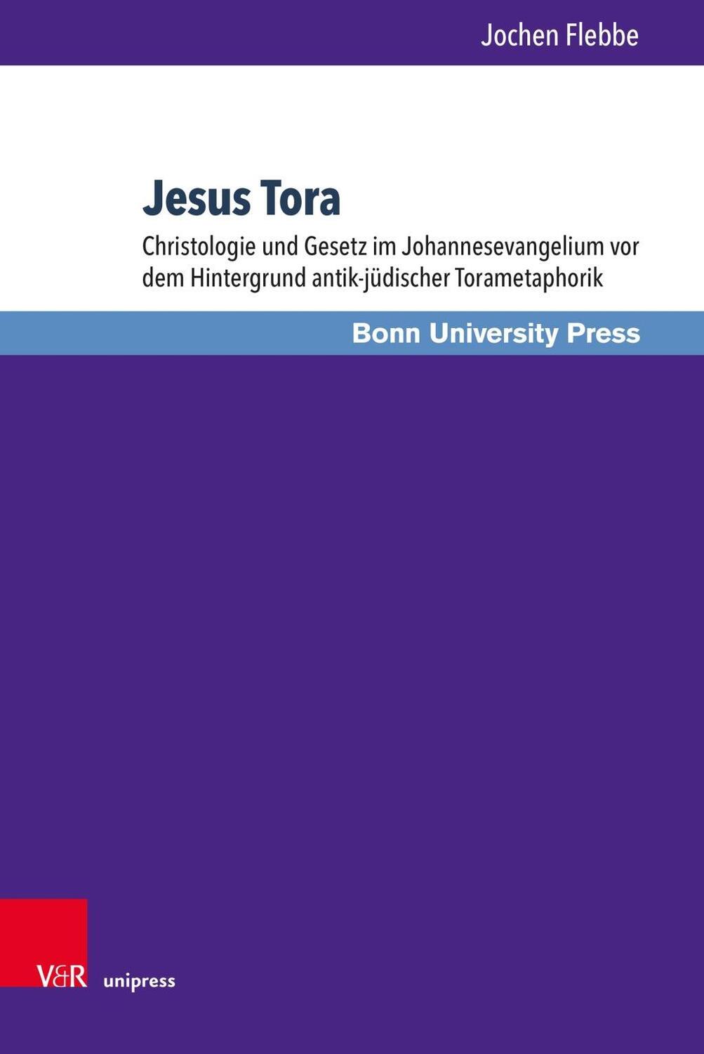 Cover: 9783847110750 | Jesus Tora | Jochen Flebbe | Buch | 433 S. | Deutsch | 2020