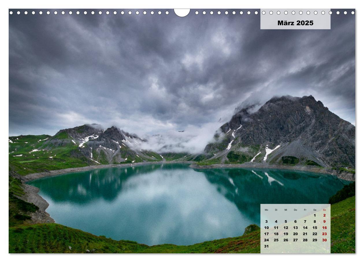 Bild: 9783435023660 | Lünersee - die blaue Perle der Alpen (Wandkalender 2025 DIN A3...