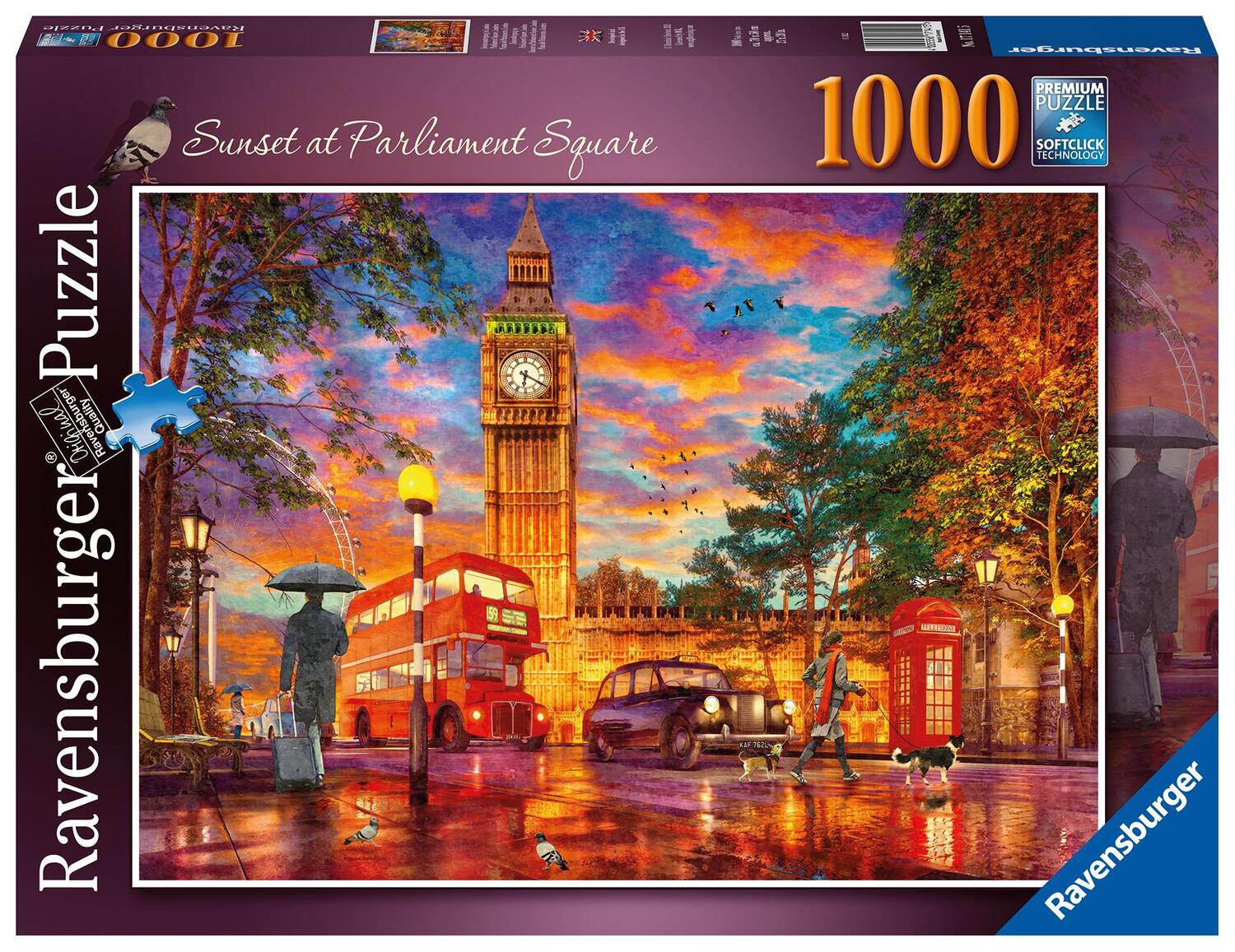 Cover: 4005556171415 | Ravensburger Puzzle 17141 - Sonnenuntergang in London - 1000 Teile...