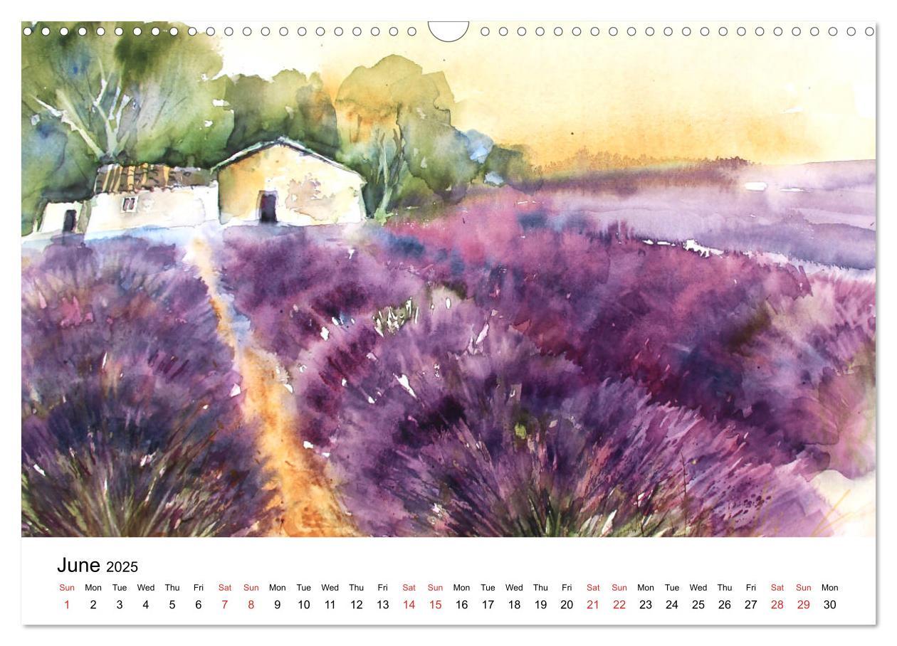 Bild: 9781325999187 | WATERCOLOR IMPRESSIONS (Wall Calendar 2025 DIN A3 landscape),...