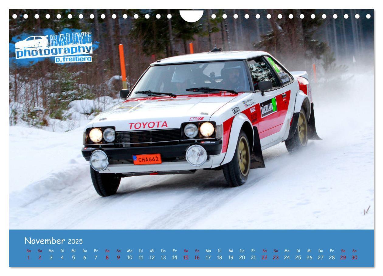 Bild: 9783435343935 | WRC Schweden White Open 2025 (Wandkalender 2025 DIN A4 quer),...