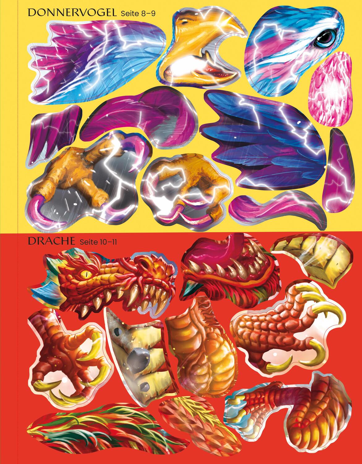 Bild: 9781789417340 | Der große Stickerspaß: Mythische Monster | Simon Tudhope | Taschenbuch