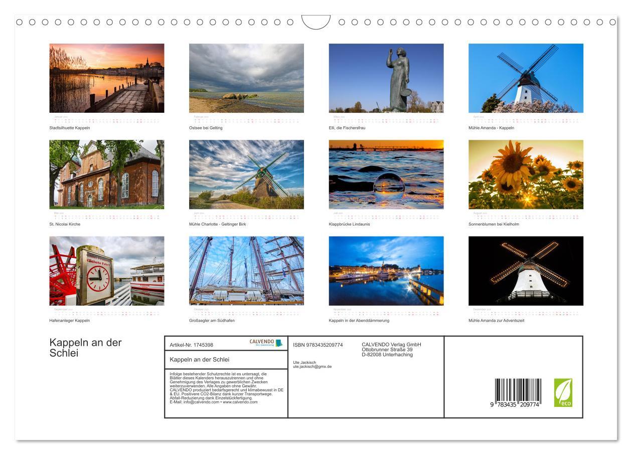 Bild: 9783435209774 | Kappeln an der Schlei (Wandkalender 2025 DIN A3 quer), CALVENDO...