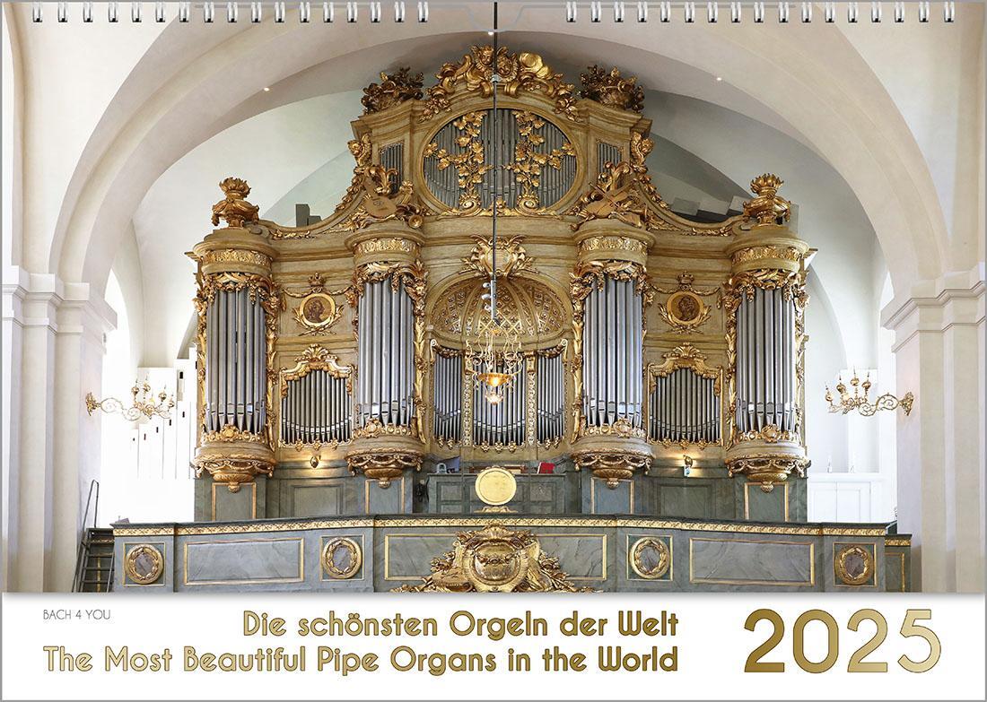 Cover: 9783969030998 | Der Orgelkalender, ein Musik-Kalender 2025, DIN A3 | Peter Bach Jr.