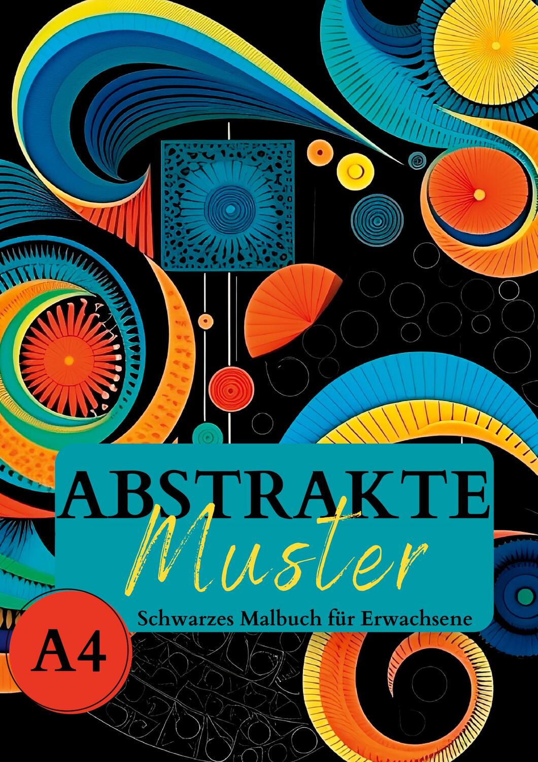 Cover: 9783347963979 | Schwarzes Malbuch für Erwachsene ¿Abstrakte Muster¿ | Malbücher | Buch