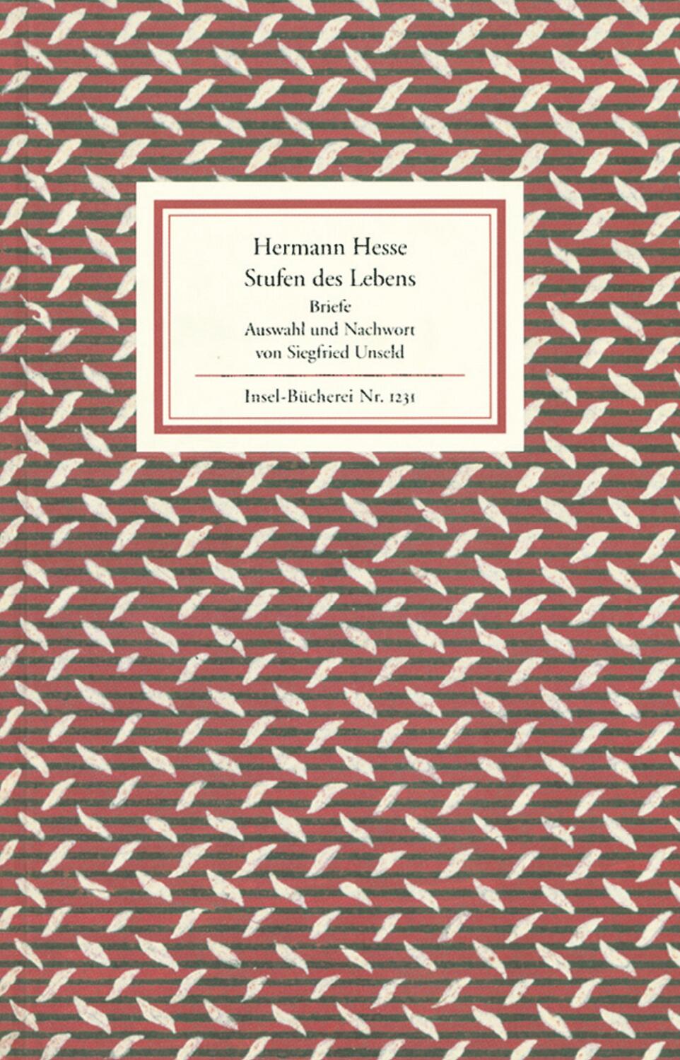 Cover: 9783458192312 | Stufen des Lebens | Briefe | Hermann Hesse | Buch | Insel-Bücherei