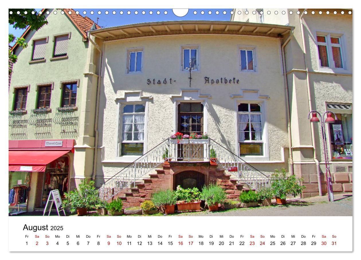 Bild: 9783435349234 | Wiesloch - Spaziergang durch die Altstadt (Wandkalender 2025 DIN A3...