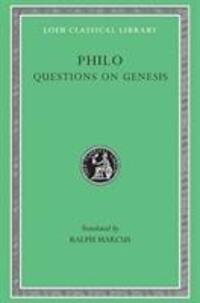 Cover: 9780674994188 | Questions on Genesis | Philo | Buch | Loeb Classical Library