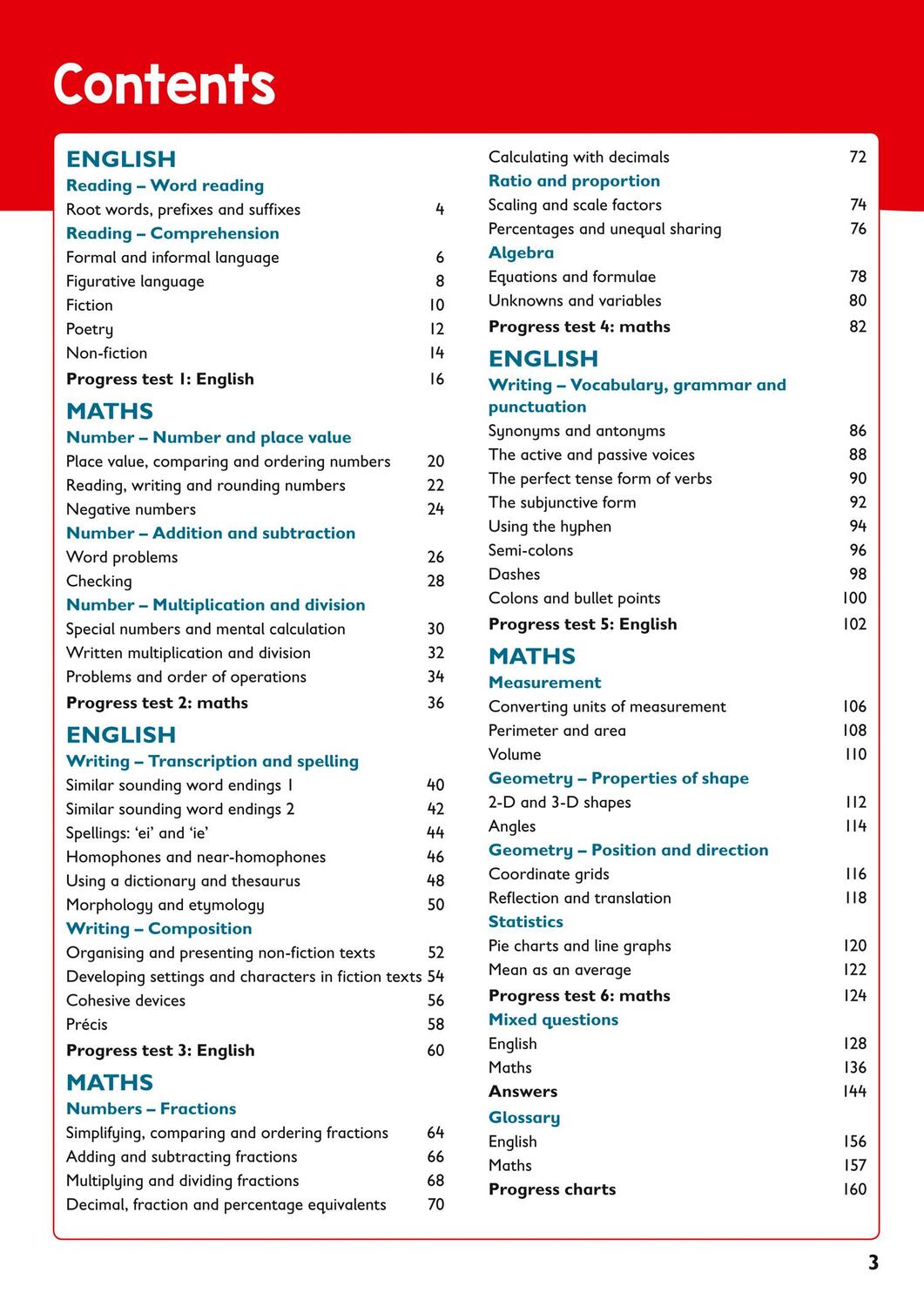 Bild: 9780008398828 | Year 6 Maths and English KS2 Targeted Study &amp; Practice Book | Ks2