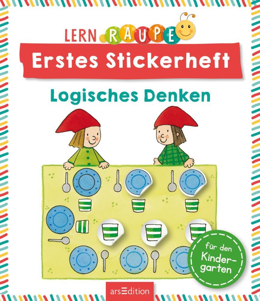 Bild: 9783845841908 | Lernraupe - Erstes Stickerheft - Logisches Denken | Taschenbuch | 2021