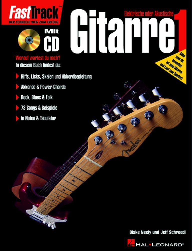 Cover: 9789043103596 | FastTrack - Gitarre 1 (D) | Schule zum Selbststudium | Hal Leonard
