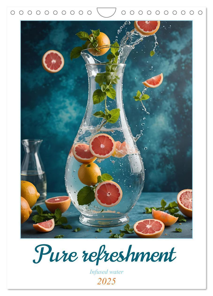 Cover: 9781325989225 | Pure refreshment - Infused water (Wall Calendar 2025 DIN A4...